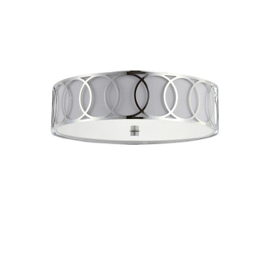 Aubrey 3-Light Metal Led Flush Mount
