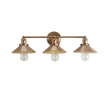 June 3-Light Metal Vanity Light