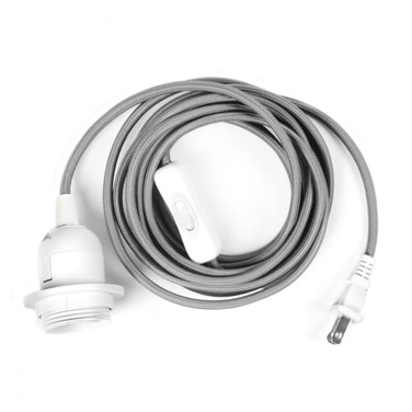 Tadpoles Swag Light Cord with Plug and On - Off Switch