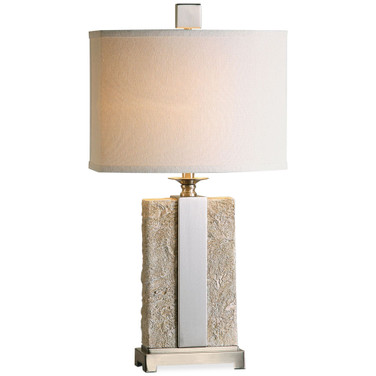 Bonea Stone Ivory Table Lamp