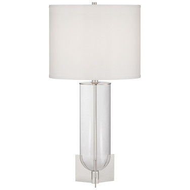 Pacific Coast Polished Nickel with Clear Glass Table Lamp