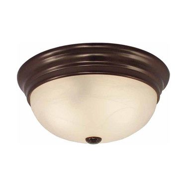 2-Light Flush Mount Ceiling Fixture