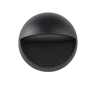 Orbe 6.25" Outdoor Metal/Glass Integrated LED Sconce