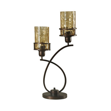 Glass Shade Table Lamp
