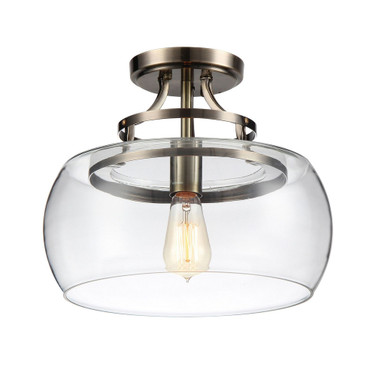 Kostandea 13.5" 1-Light Indoor Flush Mount Ceiling Lights with Light Kit