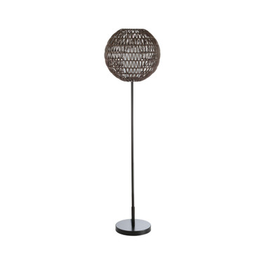 Bea 61" Outdoor Woven Globe LED Floor Lamp