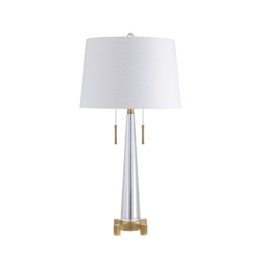 Zoe 2-Light Crystal Led Table Lamp