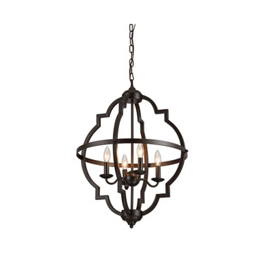 Octavia 20" 4-Light Indoor Pendant Lamp with Light Kit