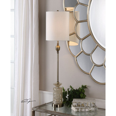 Flaviana Antique Brass Buffet Lamp