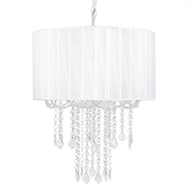 Tadpoles 1 Bulb Shaded Chandelier