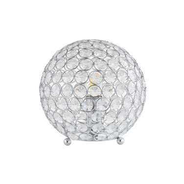 Gemma 8.25" Acrylic/Metal LED Table Lamp