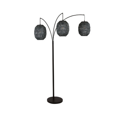 Decor Therapy Laurette Three-Light Floor Lamp