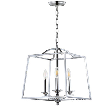 Gloria 3-Light Metal Led Pendant