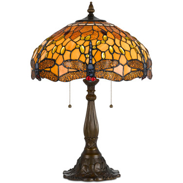 2-Light Tiffany Table Lamp