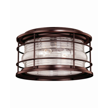 Hyannis Coastal Outdoor Flush Mount Ceiling Light