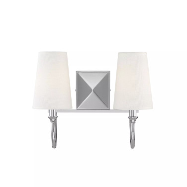 Cameron 2-Light Bathroom Vanity Light (15" W x 12"H)