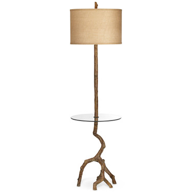 Pacific Coast Beachwood Floor Lamp with Tray Table
