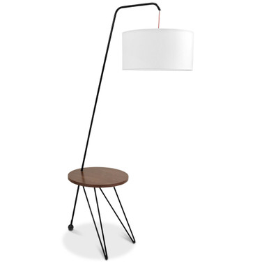 Stork Walnut Floor Lamp