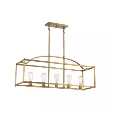 Palladian 5-Light Linear Chandelier