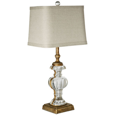 Southern Living Parisian Glass Table Lamp