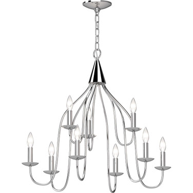 Windsor 9-Light Hanging Chandelier