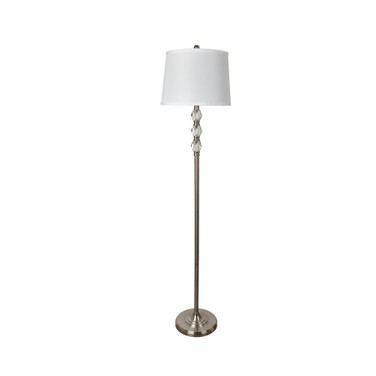 61.75" Crystal Floor Lamp