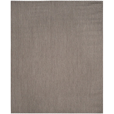 Courtyard Light Brown and Light Gray 8' x 11' Sisal Weave Outdoor Area Rug