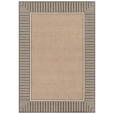 Alfresco ALF-9684 Camel 5'3" x 7'6" Area Rug, Indoor/Outdoor