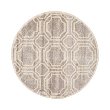Amherst Indoor/Outdoor AMT411 7' x 7' Round Area Rug