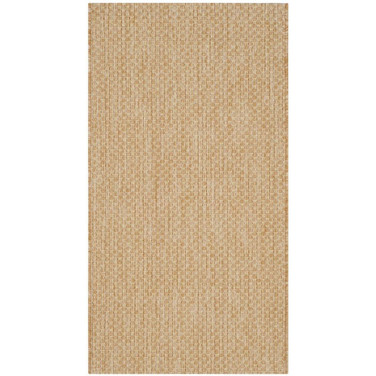 Courtyard Natural and Cream 2' x 3'7" Outdoor Area Rug
