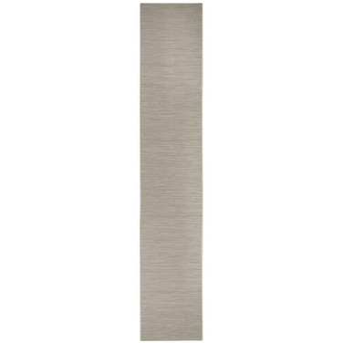 Courtyard Light Grey 2'4" x 12' Sisal Weave Runner Outdoor Area Rug
