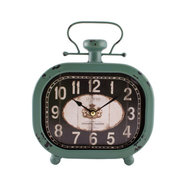 La Crosse Clock 10" Isla Metal Wall/Table Clock