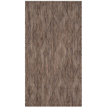 Courtyard Brown 2' x 3'7" Sisal Weave Outdoor Area Rug