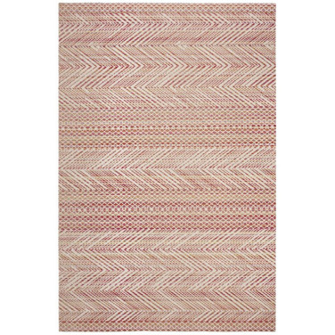 Montage Pink and Multi 4' x 6' Outdoor Area Rug