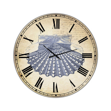 Blue Sea 3 Oversized Nautical & Coastal Wall Clock - 36 x 36