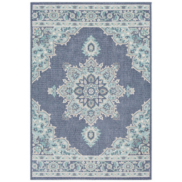 Alfresco ALF-9670 Charcoal 8'9" x 12'9" Area Rug, Indoor/Outdoor
