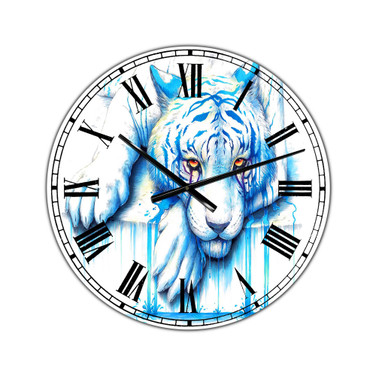 Blue Tears Large Cottage Wall Clock - 36" x 28" x 1"