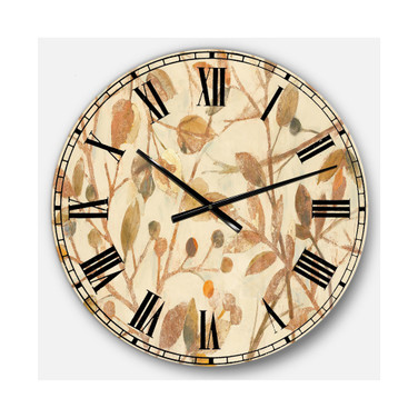 Lake House Oversized Metal Wall Clock