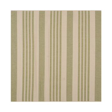 Courtyard Beige and Sweet Pea 5' x 5' Sisal Weave Square Outdoor Area Rug