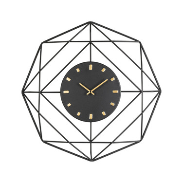 Modern Metal Golden Wall Clock