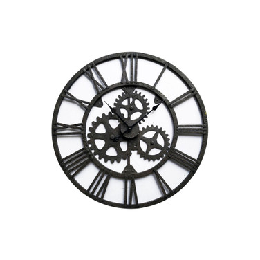 Wrought Iran Antique Wall Clock