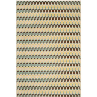 Hampton Light Blue and Green 8' x 11' Outdoor Area Rug