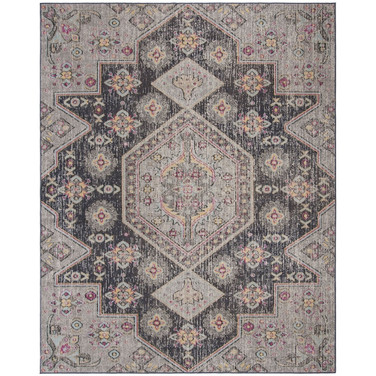 Montage Black and Multi 9' x 12' Outdoor Area Rug