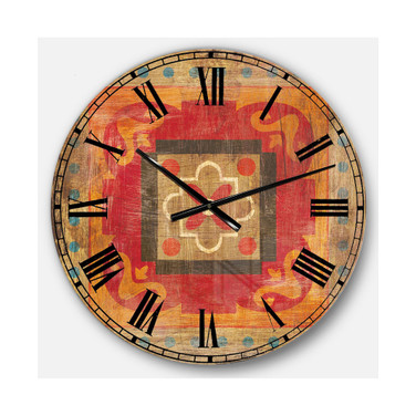 Bohemian Chic Oversized Metal Wall Clock