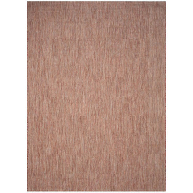 Courtyard Red and Beige 8' x 11' Outdoor Area Rug