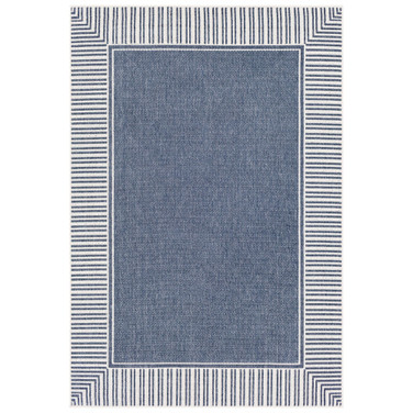 Alfresco ALF-9682 Charcoal 6' x 9' Area Rug, Indoor/Outdoor