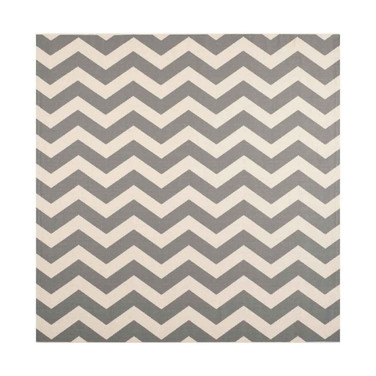 Courtyard Gray and Beige 7'10" x 7'10" Sisal Weave Square Outdoor Area Rug