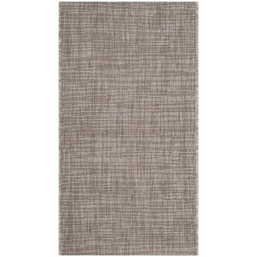 Courtyard Light Brown 2'7" x 5' Sisal Weave Outdoor Area Rug
