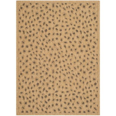 Courtyard Natural and Gold 4' x 5'7" Outdoor Area Rug