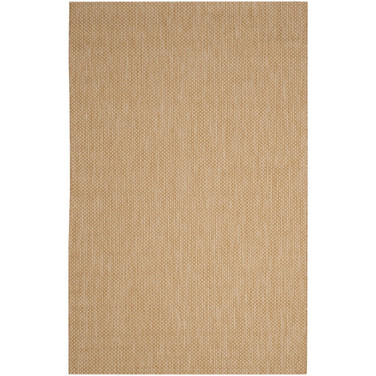 Courtyard Natural and Cream 5'3" x 7'7" Outdoor Area Rug